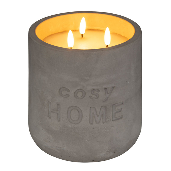 Διακοσμητικό Φωτιστικό Κερί Led A-S Cosy Grey 192751A