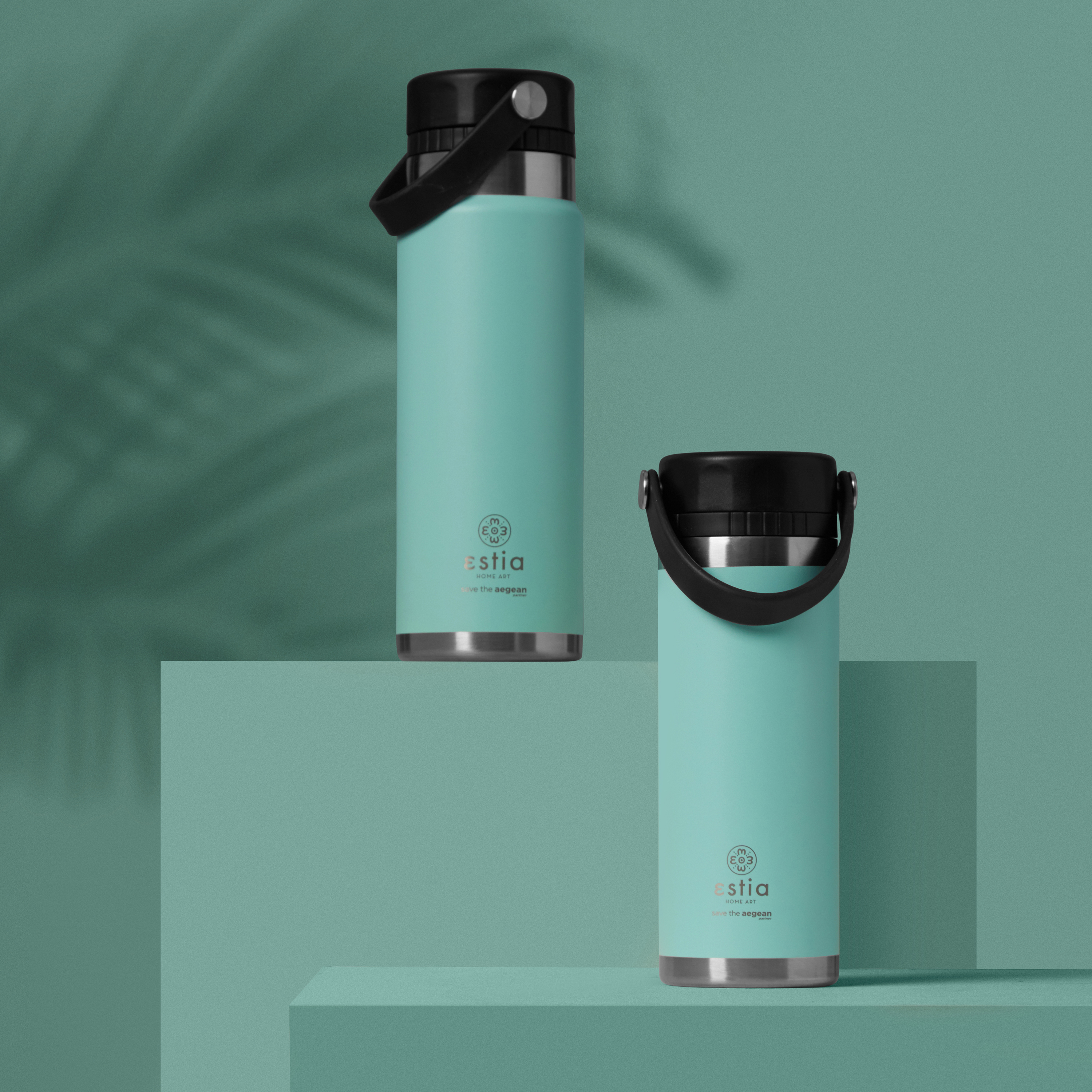 Παγούρι - Θερμός 500Ml Estia Save The Aegean Chug Bermuda Green 01-17750 Home Οργάνωση & Αποθήκευση Spitishop