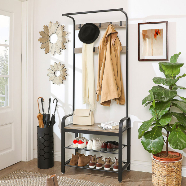 Έπιπλο Εισόδου (72x33.7x183) Vasagle HSR40MB