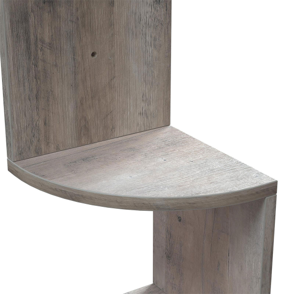 Γωνιακή Βιβλιοθήκη Τοίχου 5 Θέσεων (20x20x127.5) Vasagle LBC072M01