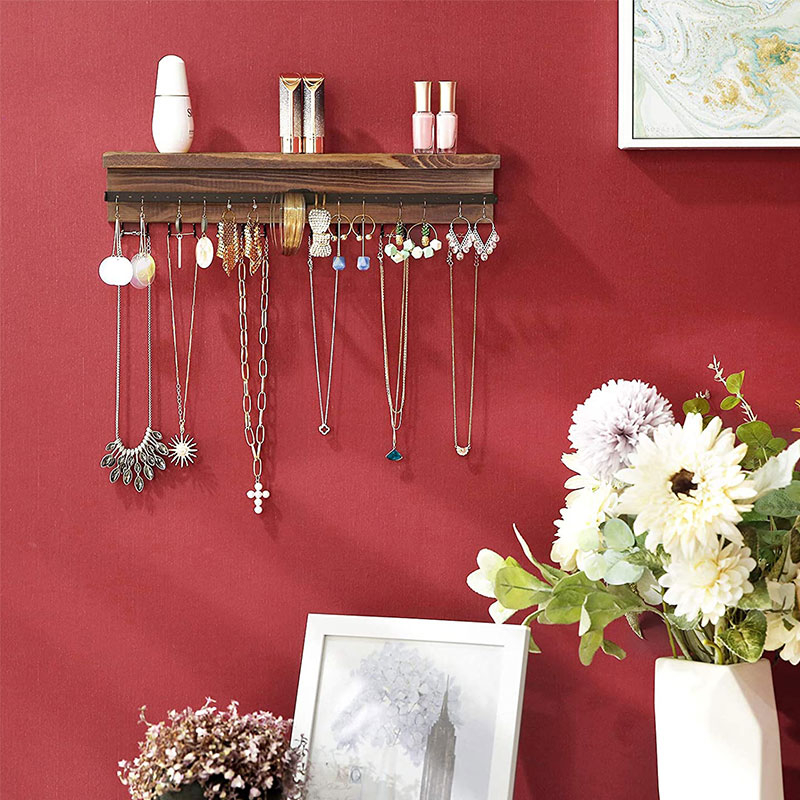 Σταντ Κοσμημάτων Τοίχου Με Ράφι (40x7.5x7.5) Songmics JJS10CB