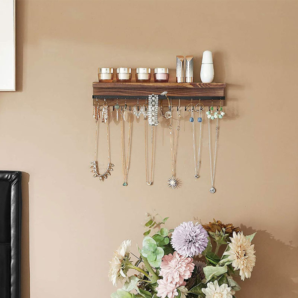 Σταντ Κοσμημάτων Τοίχου Με Ράφι (40x7.5x7.5) Songmics JJS10CB