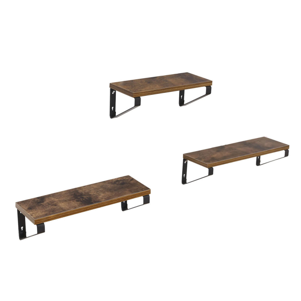 Ράφια Τοίχου (Σετ 3τμχ) Vasagle LWS33BX