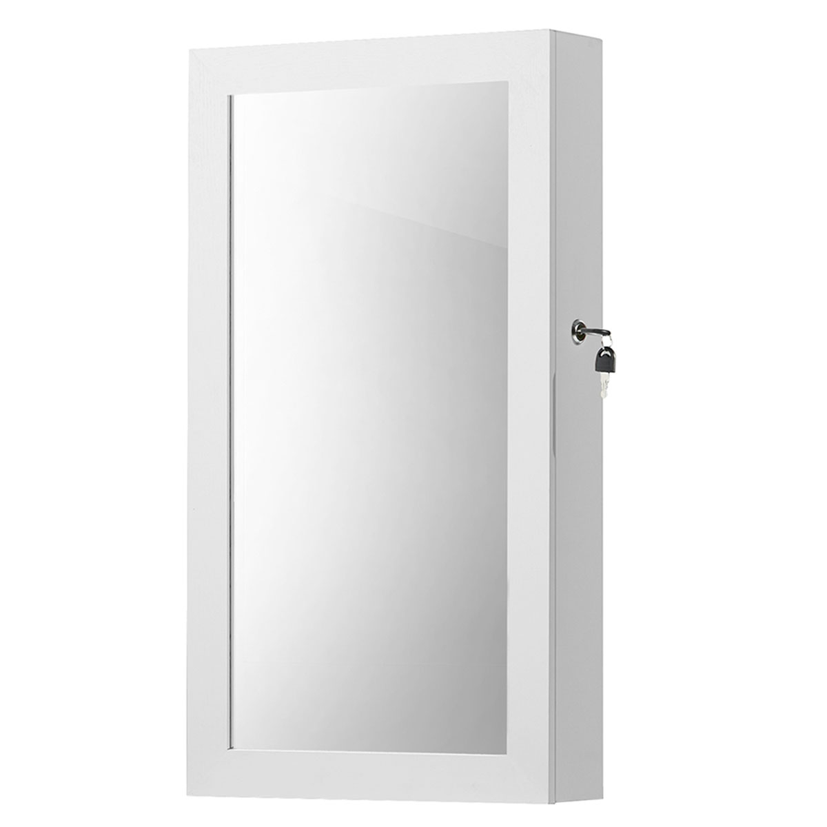 Καθρέφτης Τοίχου Κοσμηματοθήκη (37X10X67) Songmics Jbc51W Home Οργάνωση & Αποθήκευση Μπιζουτιέρες Κοσμηματοθήκες Spitishop