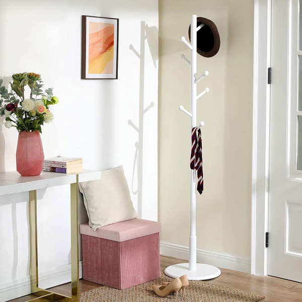 Καλόγερος Ρούχων (38x38x175) Vasagle RCR07WT