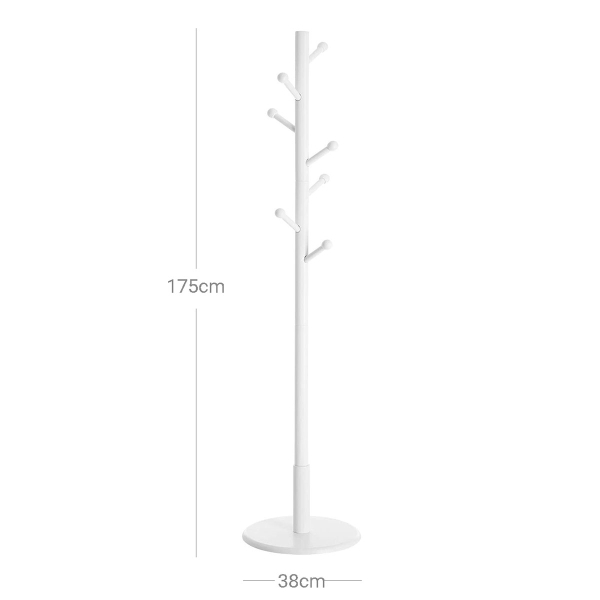 Καλόγερος Ρούχων (38x38x175) Vasagle RCR07WT