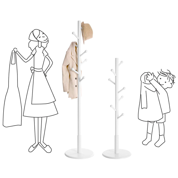 Καλόγερος Ρούχων (38x38x175) Vasagle RCR07WT