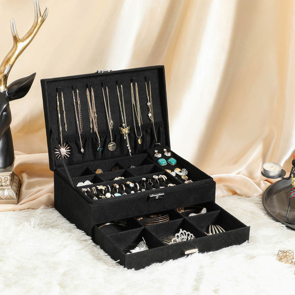 Μπιζουτιέρα Κουτί Με Συρτάρια (27x18.5x10.5) Songmics JBC156B01