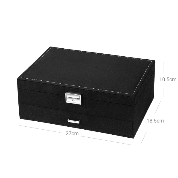 Μπιζουτιέρα Κουτί Με Συρτάρια (27x18.5x10.5) Songmics JBC156B01