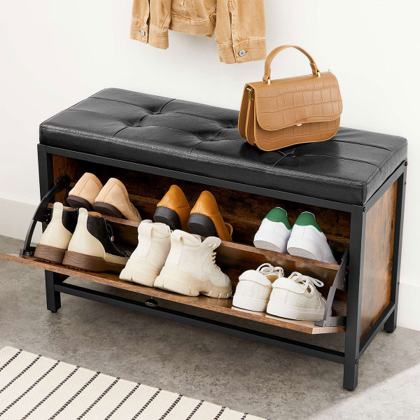 Παγκάκι Εισόδου - Παπουτσοθήκη 6 Θέσεων (80x30x51) Vasagle LSB049B01