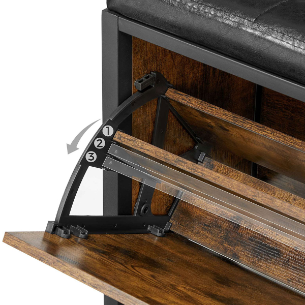 Παγκάκι Εισόδου - Παπουτσοθήκη 6 Θέσεων (80x30x51) Vasagle LSB049B01