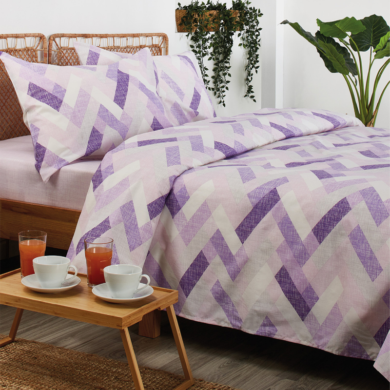 Σεντόνια Υπέρδιπλα (Σετ) Whitegg BA105_2 Purple