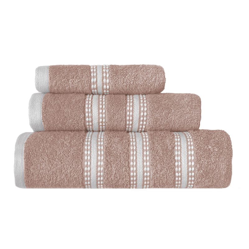 Πετσέτες Μπάνιου (Σετ 3τμχ) Nef-Nef Homeware Promise Rose 480gsm