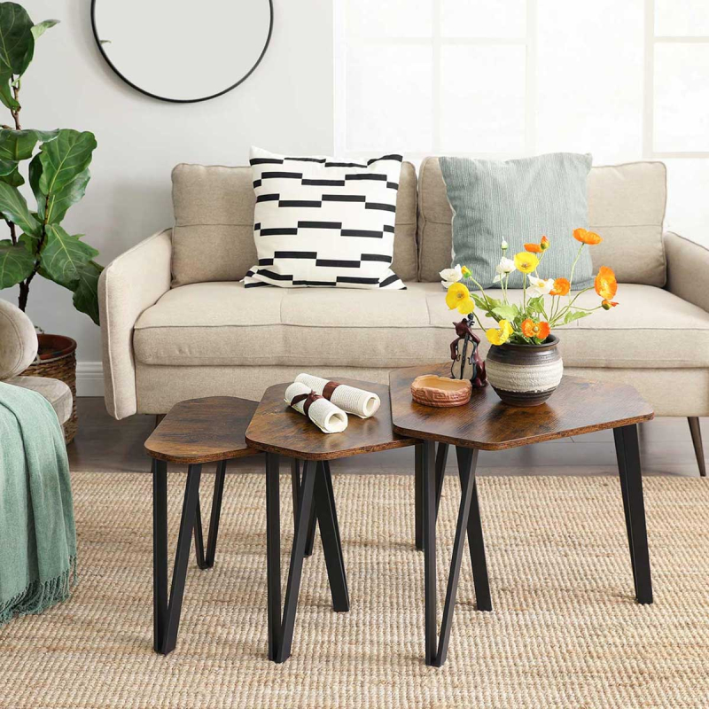 Βοηθητικά Τραπεζάκια (Σετ 3τμχ) Vasagle LNT14BX