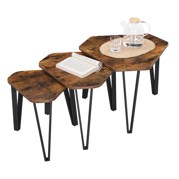 Βοηθητικά Τραπεζάκια (Σετ 3τμχ) Vasagle LNT14BX