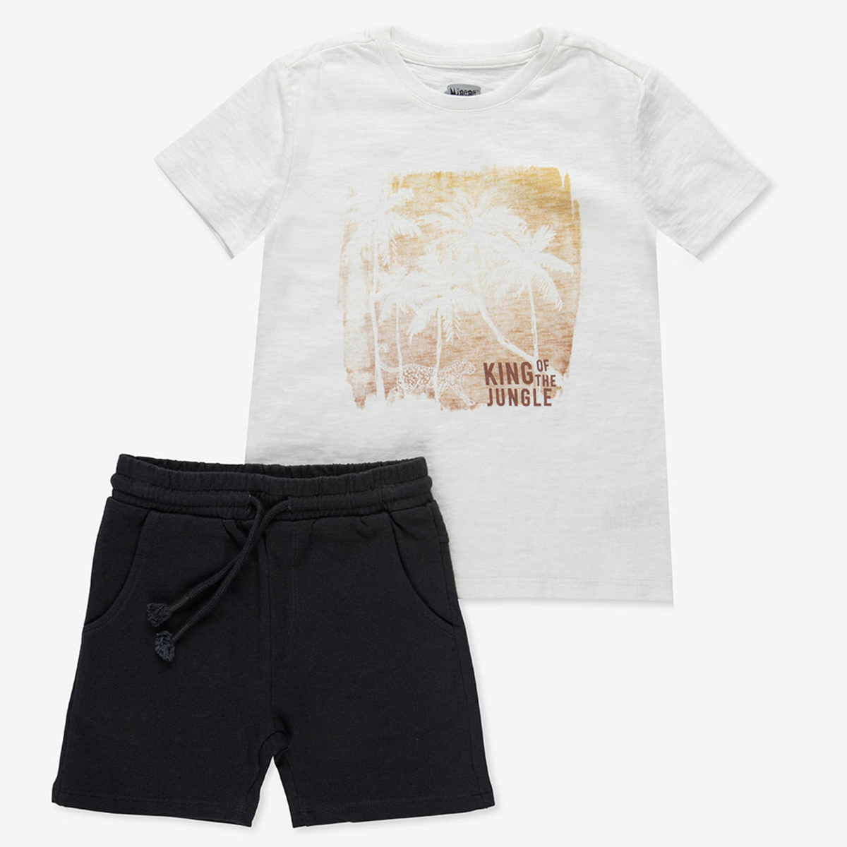 Παιδικά Ρούχα (Σετ 2Τμχ) Minene Boy Set Jungle 5-6 Ετών Home Ένδυση Παιδική - Βρεφική Σπιτιού Βρεφικά Ρουχαλάκια Spitishop