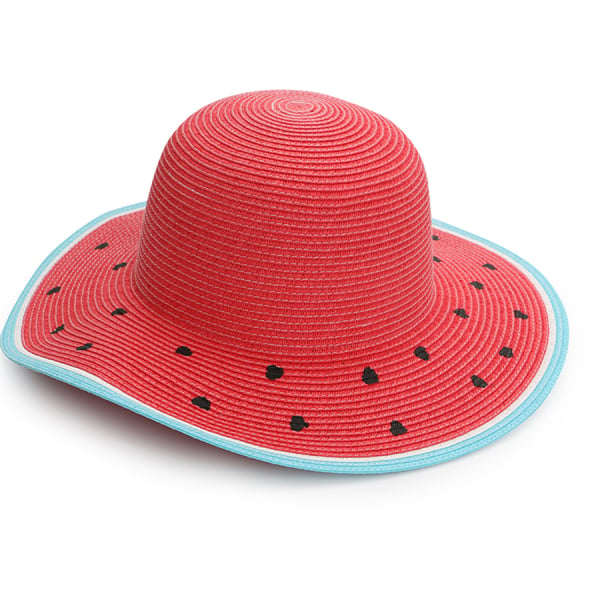 Παιδικό Ψάθινο Καπέλο Με Προστασία UV FlapjackKids Watermelon
