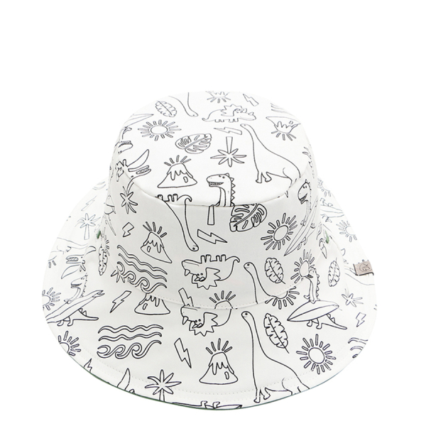 Παιδικό Καπέλο 2 Όψεων Με Αντιηλιακή Προστασία UPF50 FlapjackKids Dino