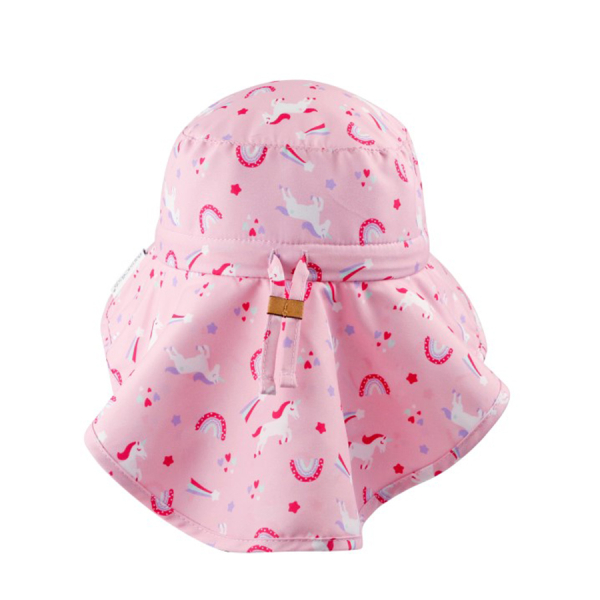 Παιδικό Καπέλο Με Προστασία UPF50 FlapjackKids Μονόκερος