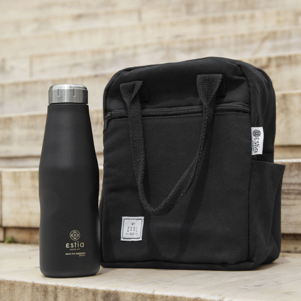 Μπουκάλι Θερμός 750ml Estia Save The Aegean Midnight Black 01-9816