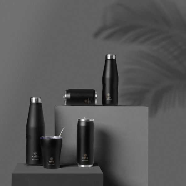 Μπουκάλι Θερμός 750ml Estia Save The Aegean Midnight Black 01-9816