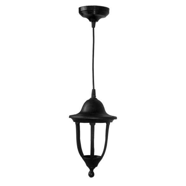 Φωτιστικό Οροφής Μονόφωτο Heronia Lais 500 11-0018 Black