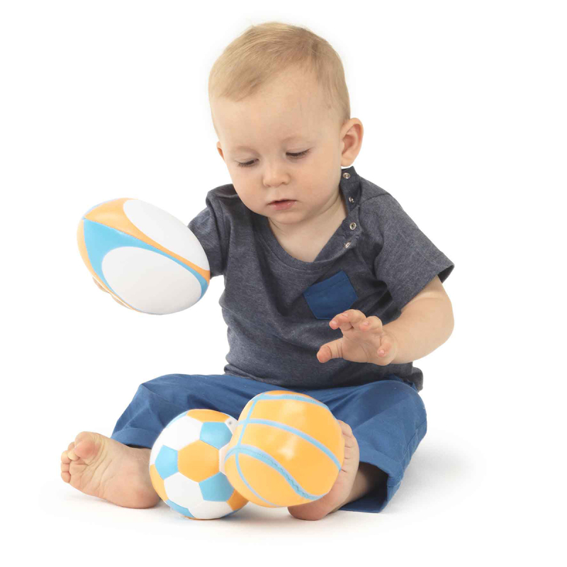 Μπάλες Δραστηριοτήτων (Σετ 3τμχ) Baby To Love Μπαλίτσες Αθλημάτων