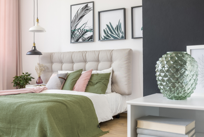 Spitilook: Μονοχρωμία στην κρεβατοκάμαρα